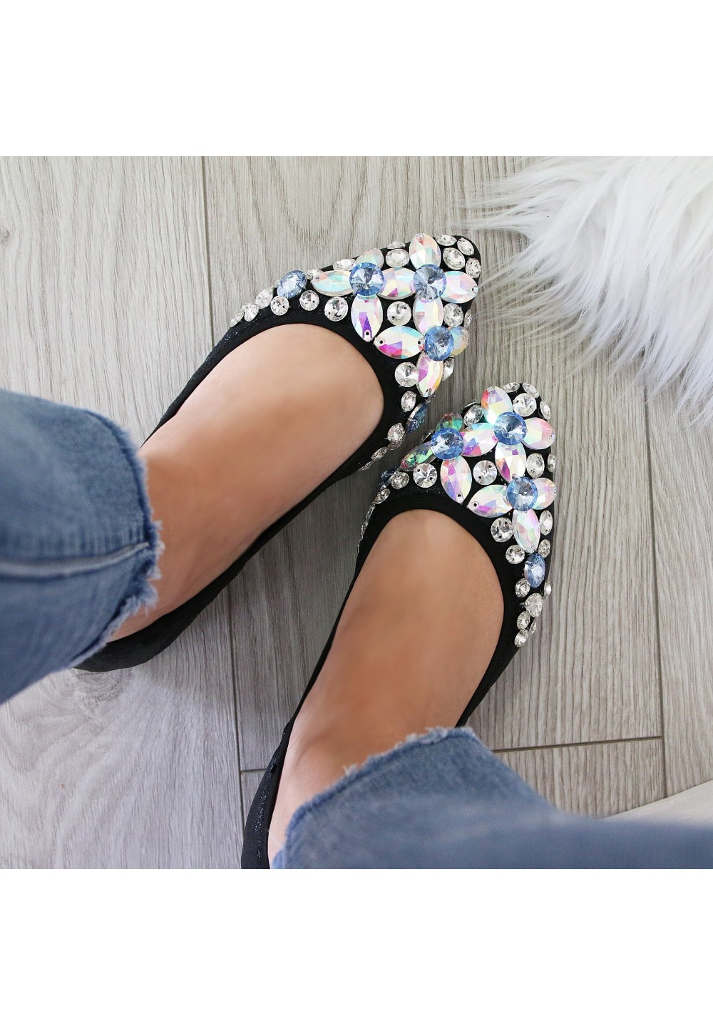 Balerinki z Gumką Czarne Frozen