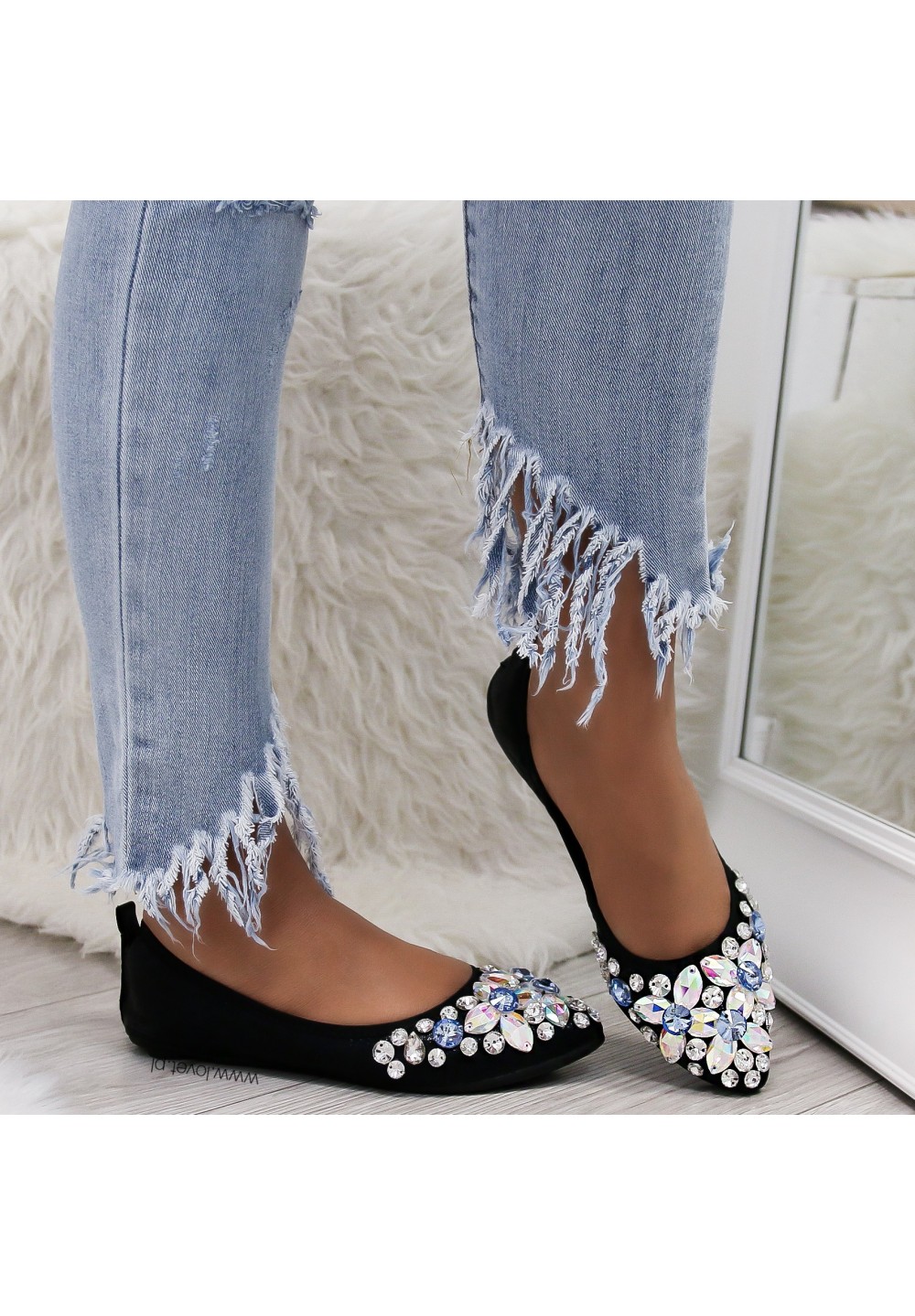 Balerinki z Gumką Czarne Frozen