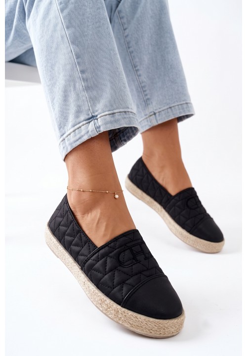 Trampki Espadryle Czarne Clarisa
