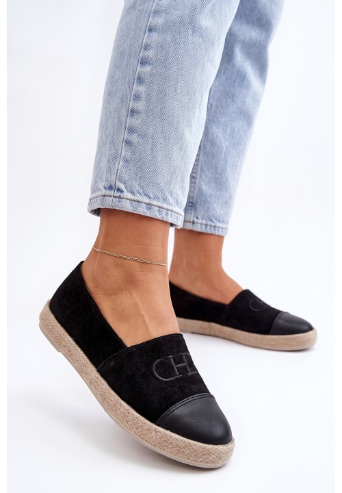 Trampki Espadryle Czarne Casilda